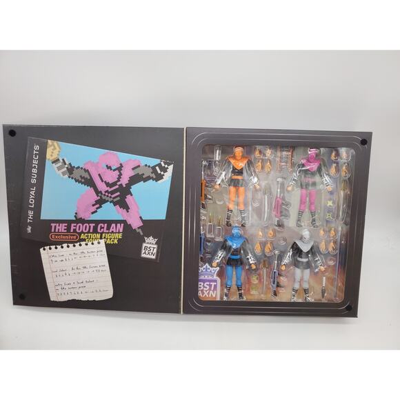The Foot Clan Action Figure 4 Pack - TMNT - Picture 2 of 9